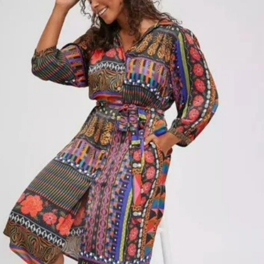 NWT Farm Rio shirt dress